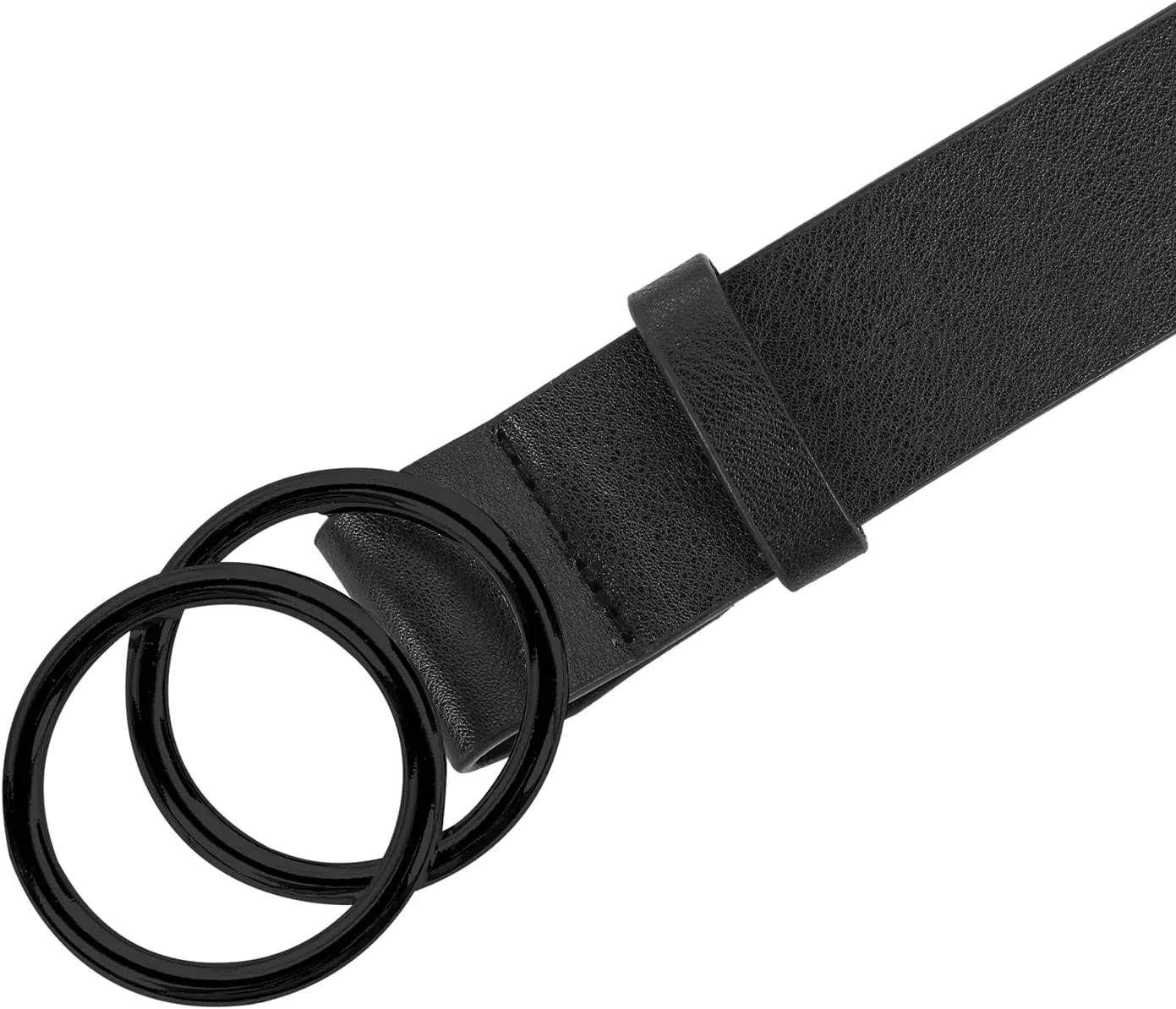 1 & 2 & 3 Pack Women Belts Faux Leather for Jeans Fashion Belt with Gold Buckle Ladies Dress Belt