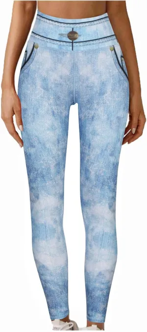 Akklian Women's High Waisted Jeans Ripped Jeans Slim Fit Butt Lifting Tummy Control Skinny Stretch Jeans Denim Pant for Women
