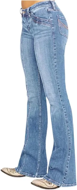 Bell Bottom Jeans for Women High Waisted Flare Jeans with Classic Wide Leg Denim Pants