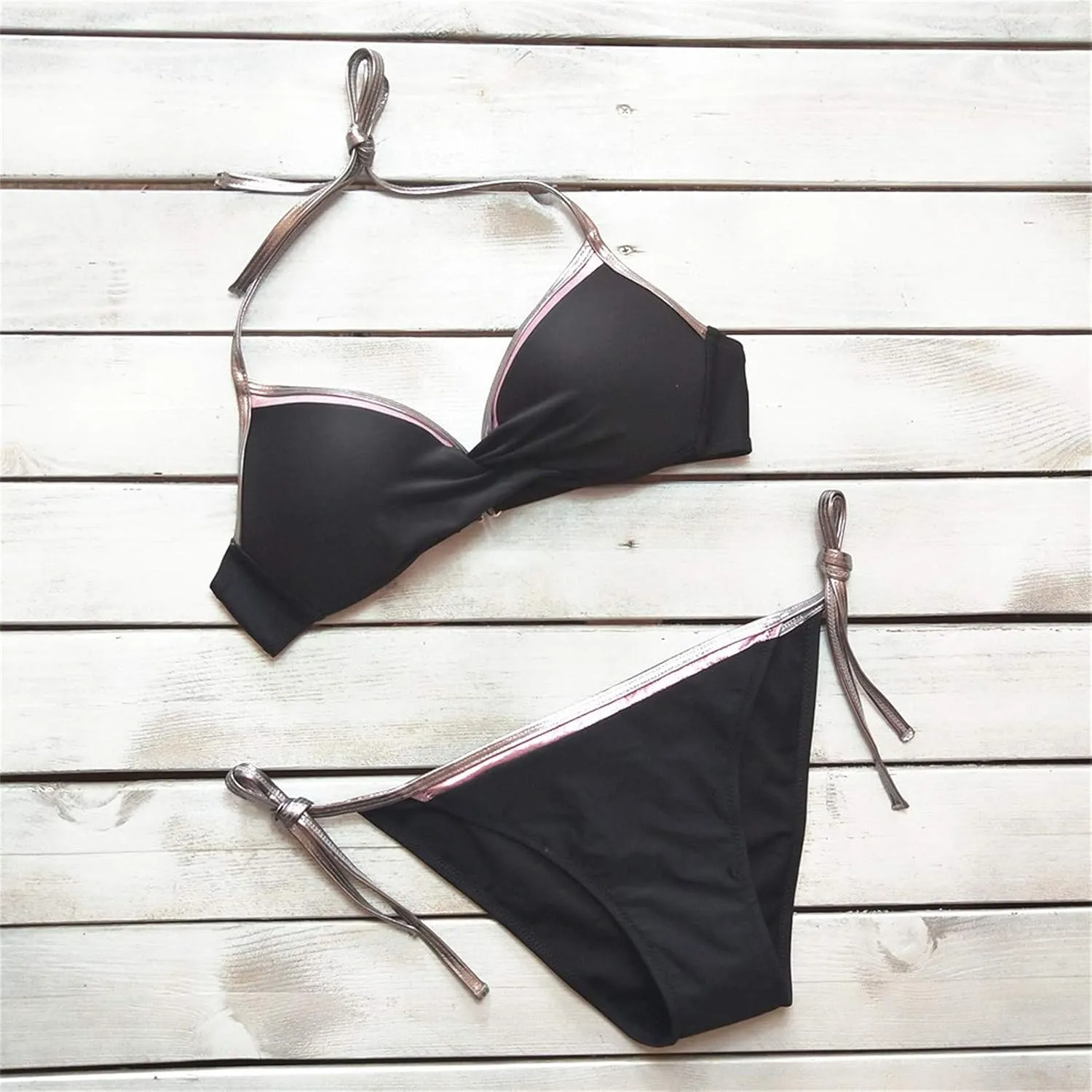 Bikini Sets for Women Two Piece Bikinis Swimsuits Vintage Push up Brazilian Swimwear Set Ruched Print Bathing Suit