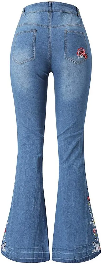 Black Flare Jeans, Women's Totally Shaping Curvy Strethy Bootcut Flare Denin Jeans