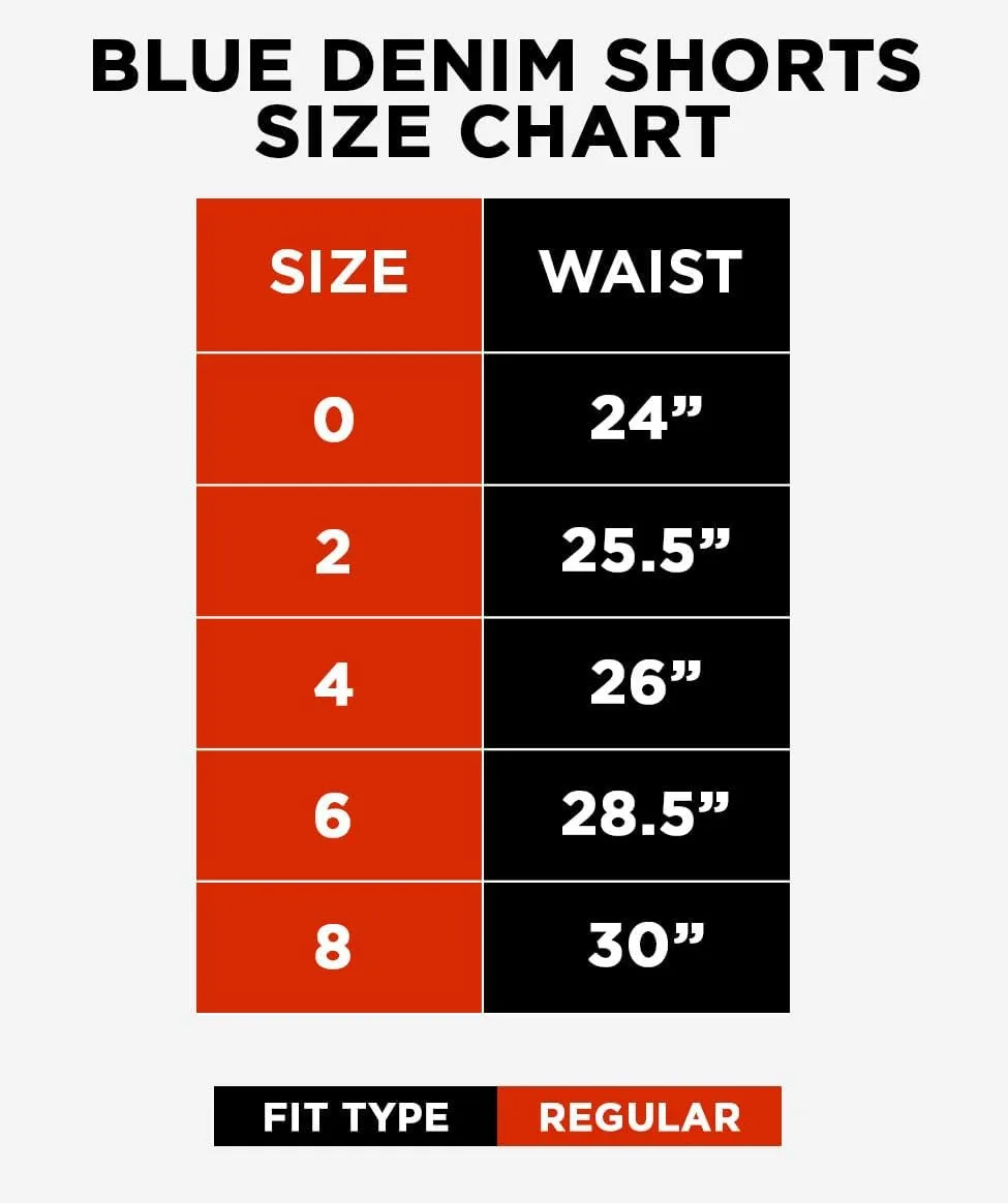 Blue Denim Shorts for Women – Comfortable Trendy Womens Cutoff Jean Shorts Casual