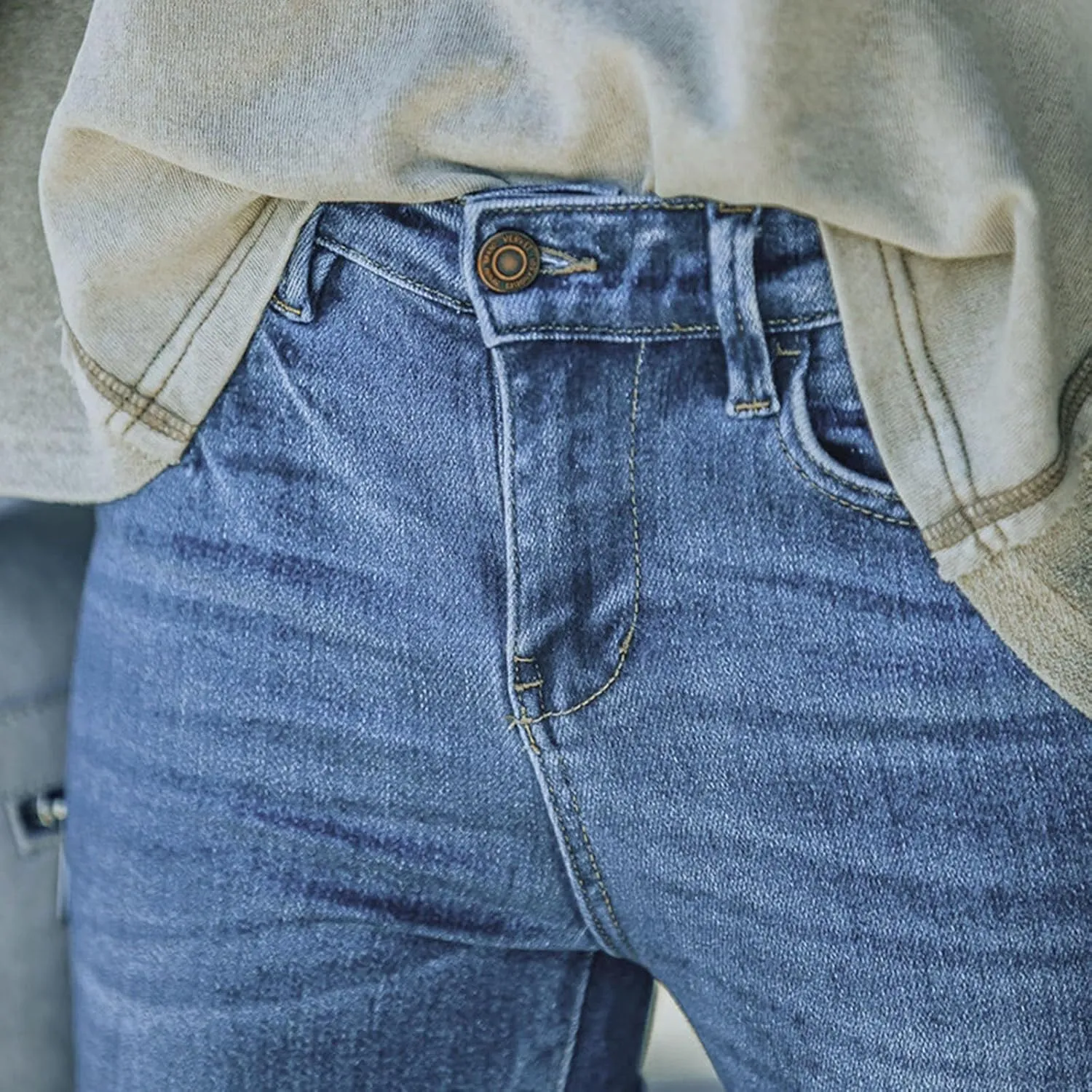 Bootcut Jeans For Women High Waisted Stretch Bell Bottom Casual Jeans Trousers Flare Wide Leg Trendy Denim Pants