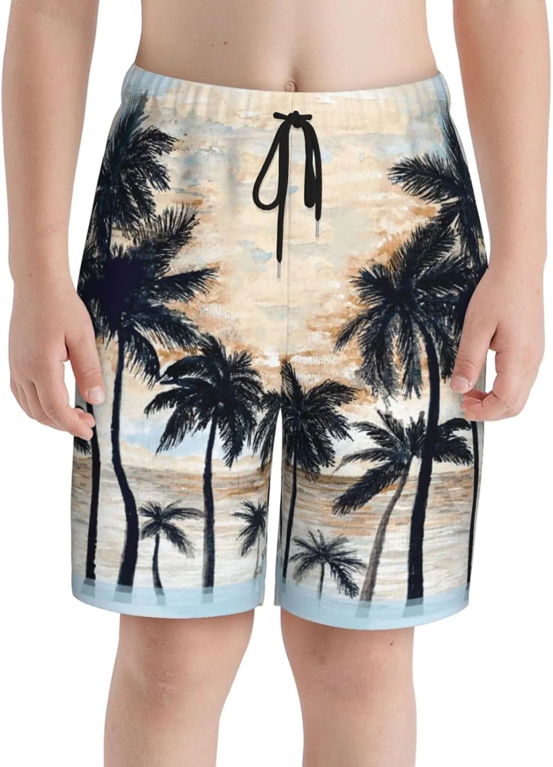 Boy Beach Shorts Trunks - Board Shorts for Boy Swim - Swimming Pants for Boy