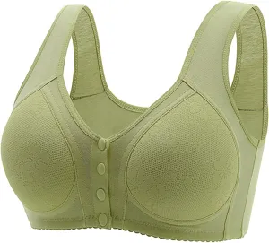 Bras for Women, Charm Front Closure Bras for Women, Comfortable No Underwire Bra Breathable Bra for Women