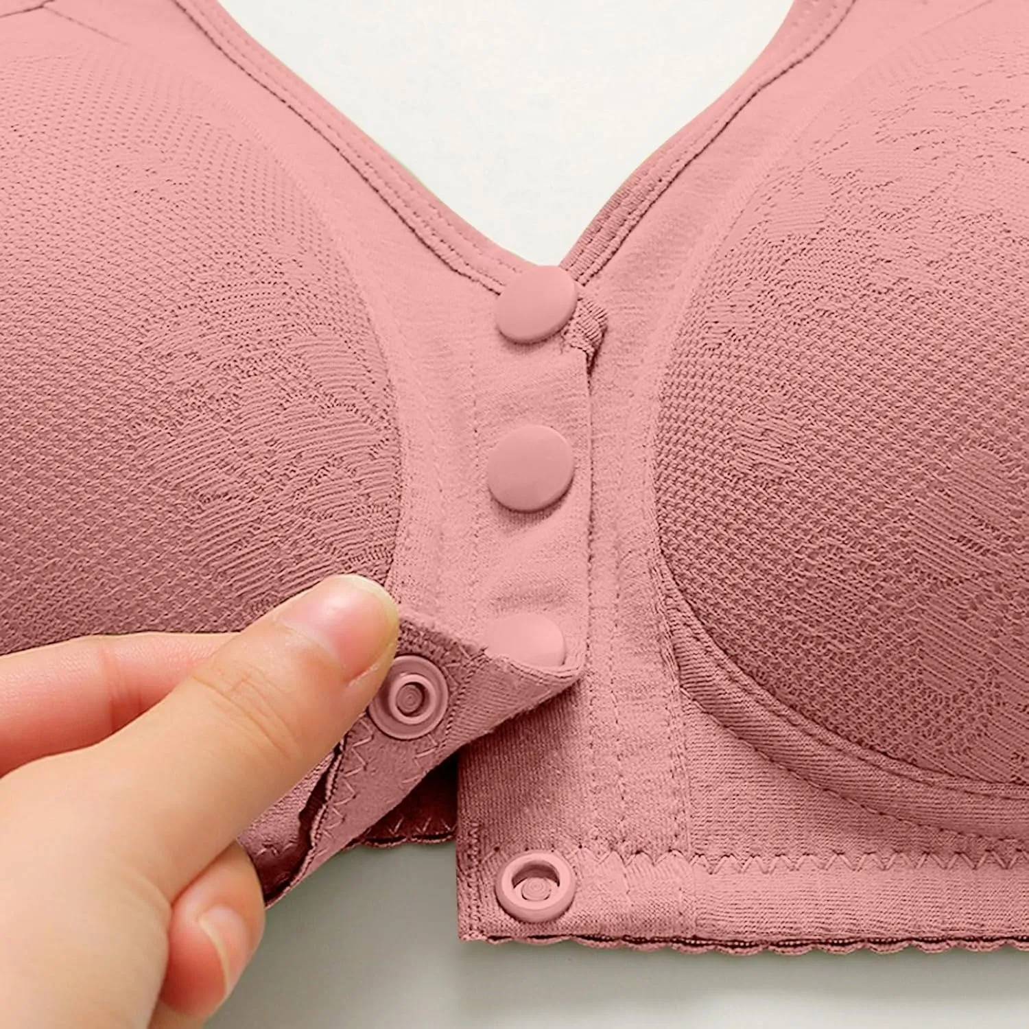 Bras for Women, Charm Front Closure Bras for Women, Comfortable No Underwire Bra Breathable Bra for Women