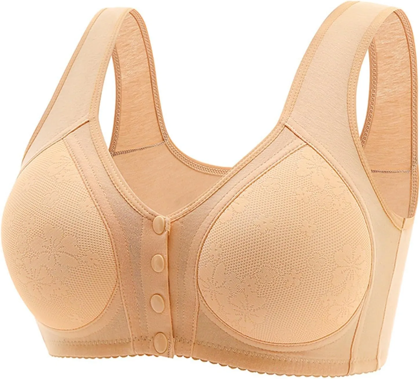 Bras for Women, Charm Front Closure Bras for Women, Comfortable No Underwire Bra Breathable Bra for Women