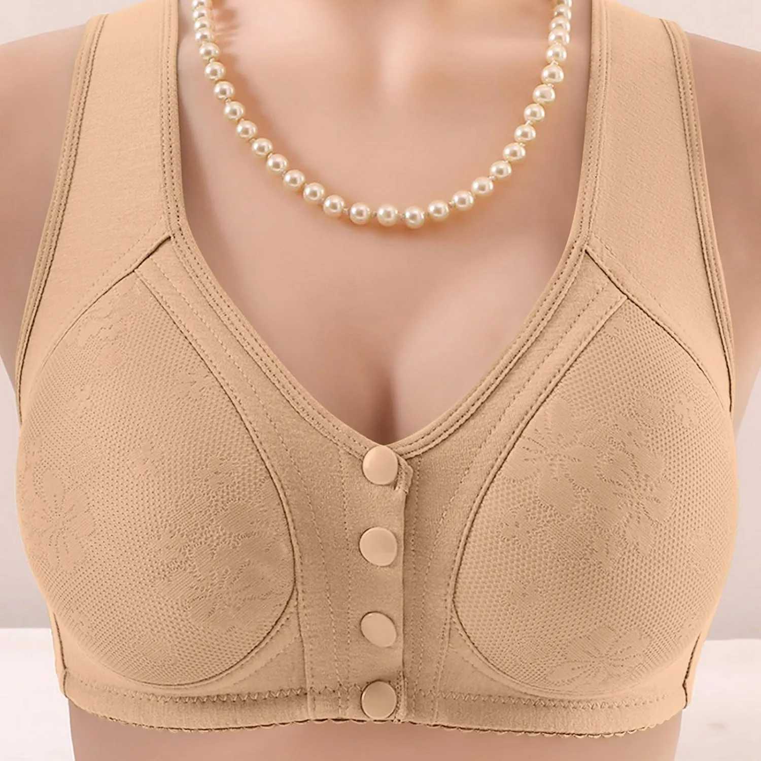 Bras for Women, Charm Front Closure Bras for Women, Comfortable No Underwire Bra Breathable Bra for Women