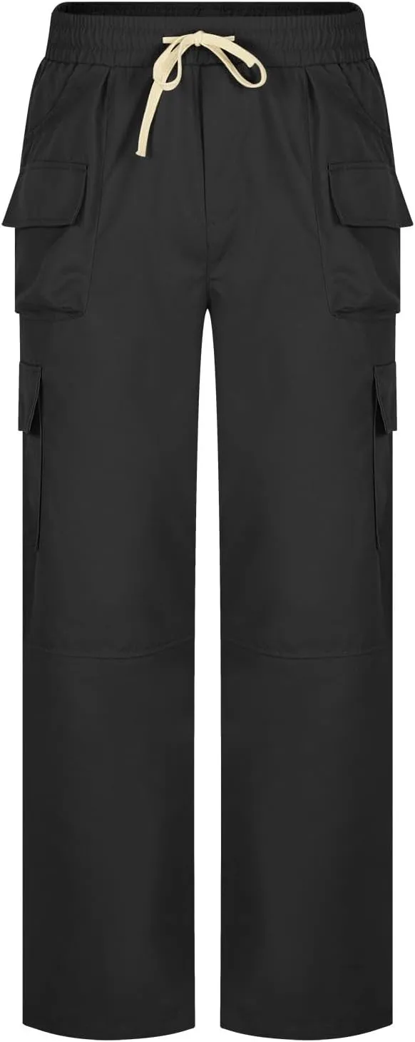 Cambkatl Men's Classic Cargo Pants Casual Stretch Outdoor Sports Hiking Sweatpants with Multi-Pockets