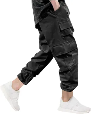 Cambkatl Men's Classic Cargo Pants Casual Stretch Outdoor Sports Hiking Sweatpants with Multi-Pockets