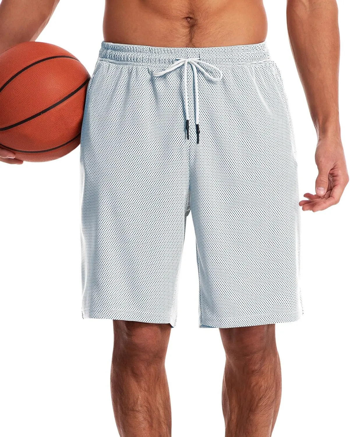 CANGHPGIN Mens Athletic Wear Mesh Basketball Shorts with Pockets, Quick Dry Gym Shorts 9 inch Running Workout Shorts for Men