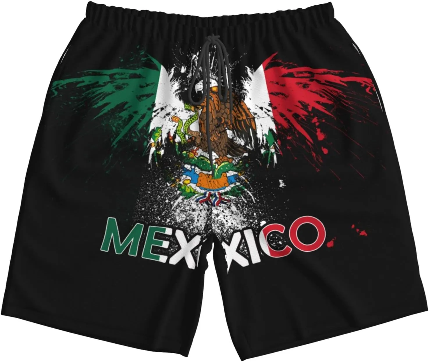 DARLEKS Men's Beach Shorts Drawstring Quick Dry Running Athletic Shorts Comfortable Loose Gym Shorts