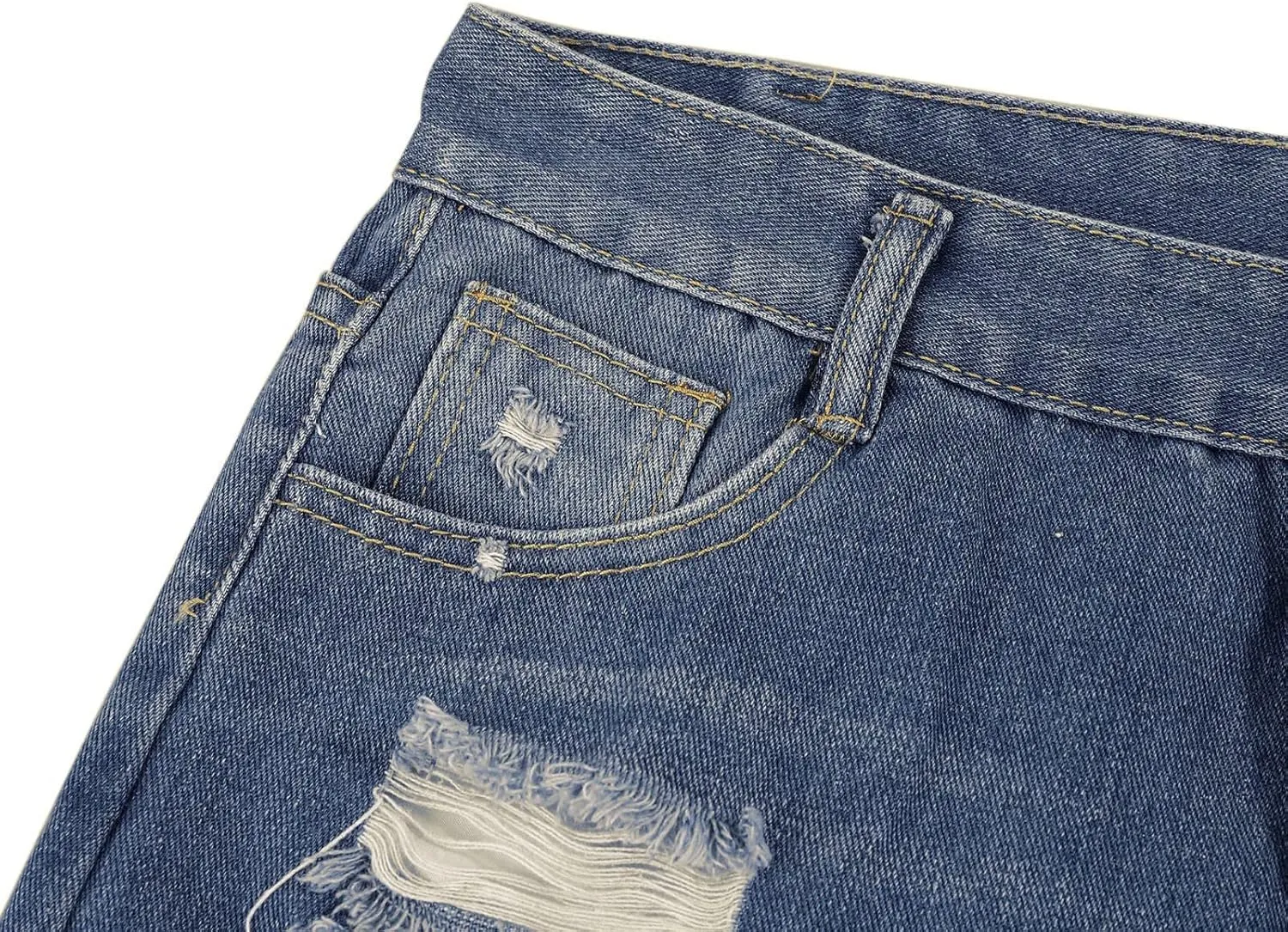 Denim Shorts Women High Waisted Jeans Shorts for Women Stretchy Hot Short Jeans Ripped Jean Short