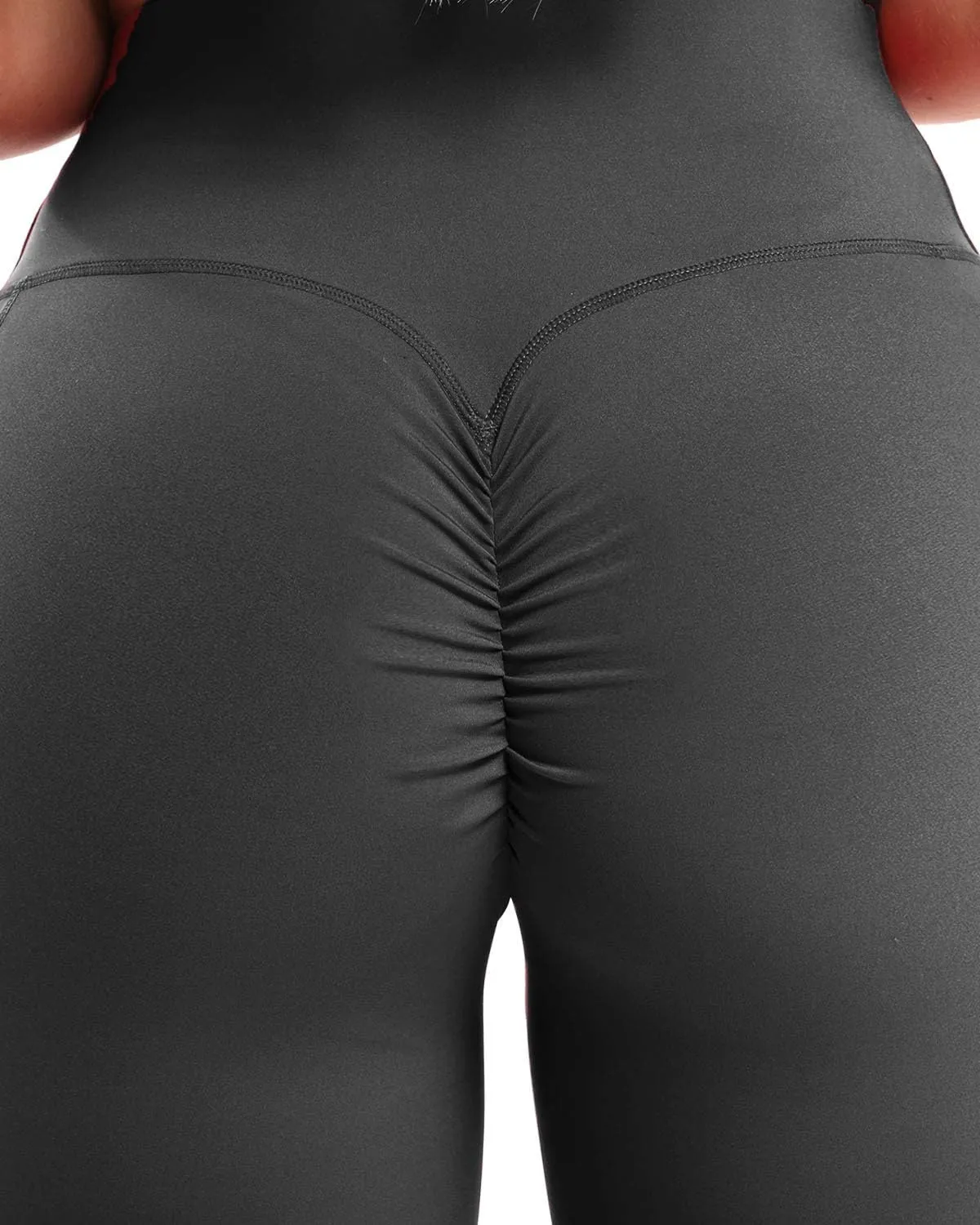 FITTOO Womens Butt Lift Ruched Yoga Pants Sport Pants Workout Leggings Sexy High Waist Trousers Scrunch Butt Tight
