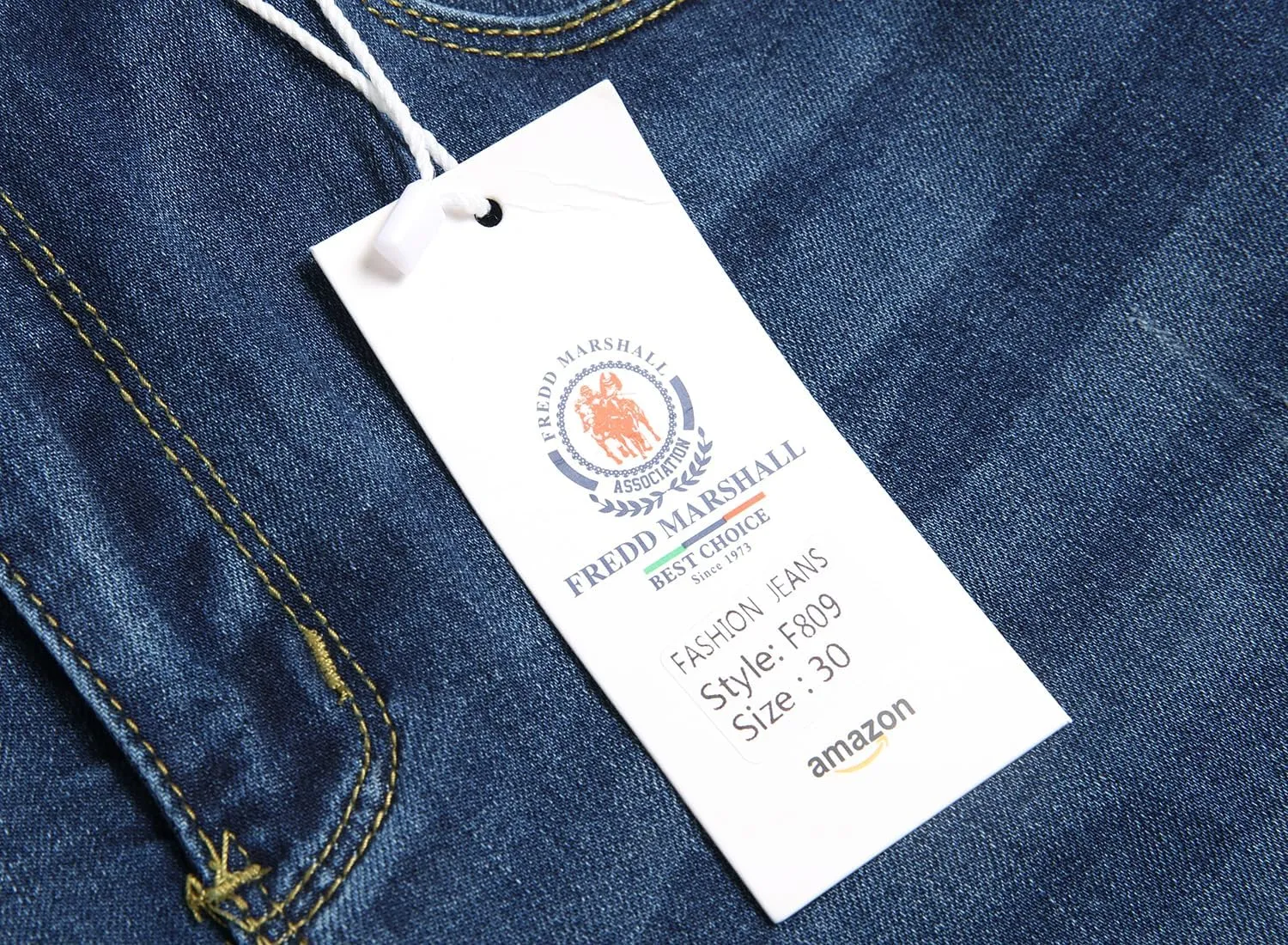 FREDD MARSHALL Men's Skinny Slim Fit Stretch Straight Leg Fashion Jeans Pants