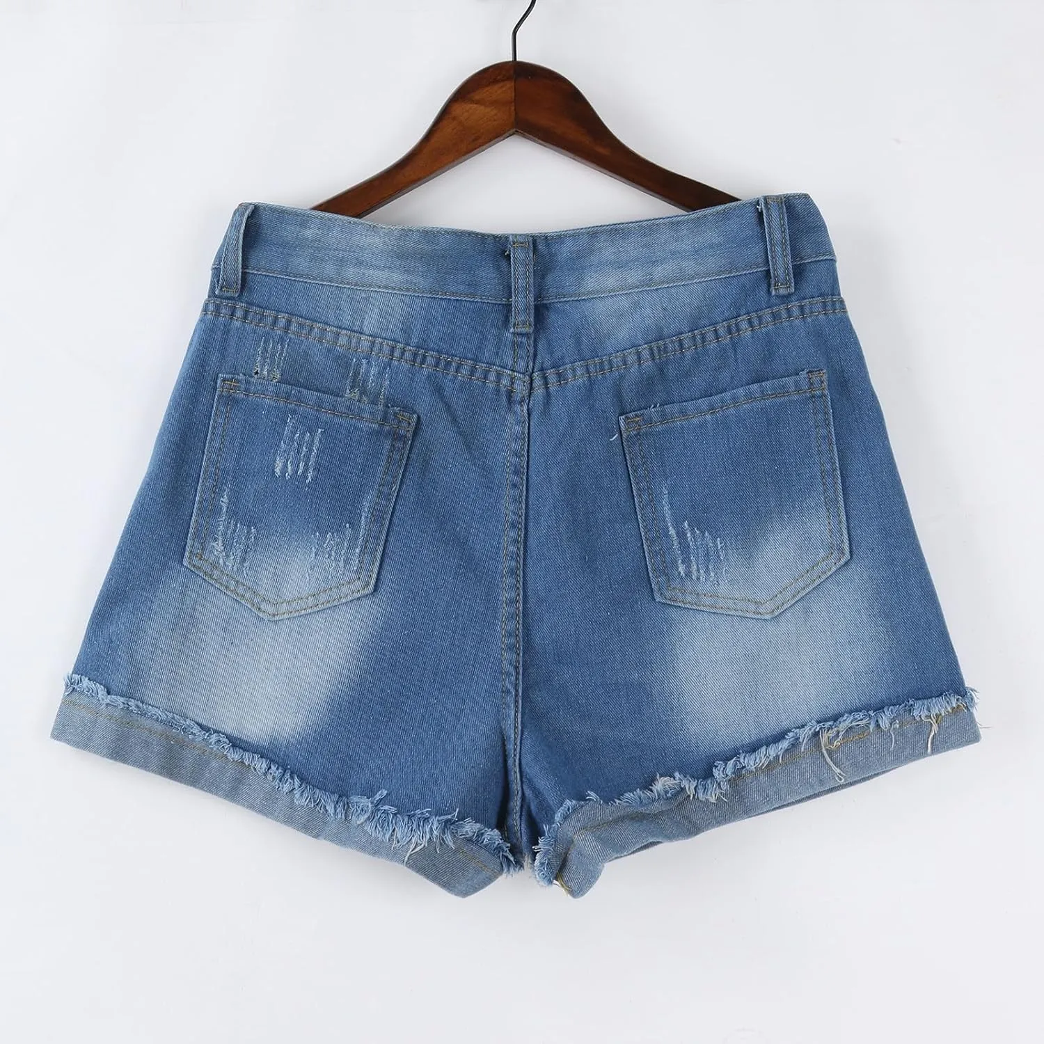 Jean Shorts Womens Comfy Casual High Waisted Denim Shorts Pants with Pockets Trendy