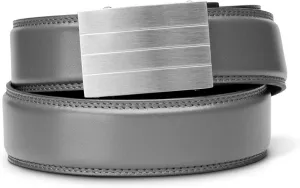 KORE Men’s Full-Grain Leather Track Belts | “Evolve” Stainless Steel Buckle