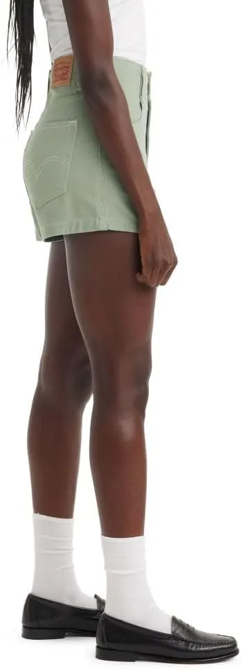 Levi's Women's High Waist Contrast Stitch Mom Shorts