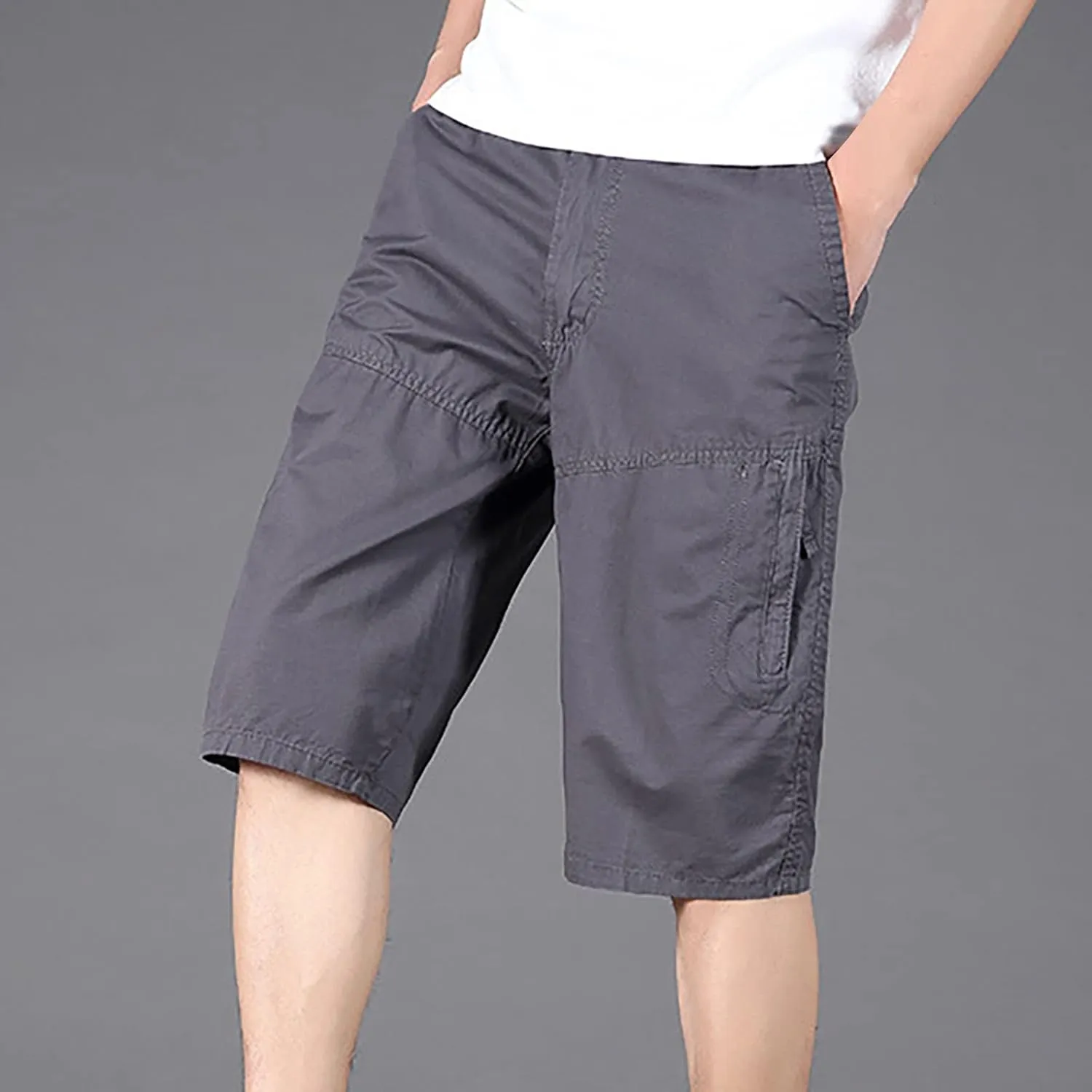 Men's Drawstring Walk Short Workout Running Shorts Quick Dry Lightweight Gym Shorts Elastic Waisted Shorts