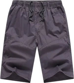 Men's Drawstring Walk Short Workout Running Shorts Quick Dry Lightweight Gym Shorts Elastic Waisted Shorts
