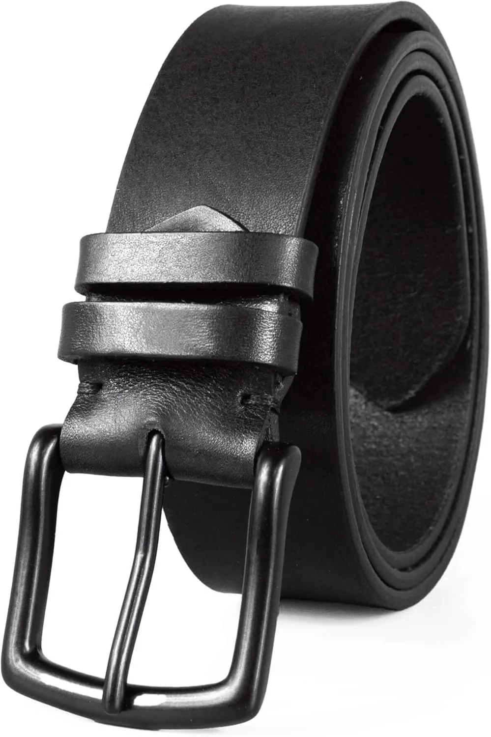 Men's Leather Belt - Handmade Belts for Men with Buckle, Full Grain Leather Belts, Casual & Dress & Reversible