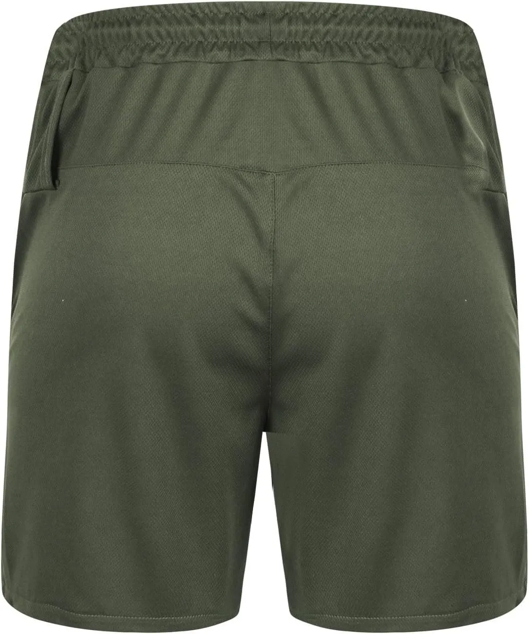 Mens Quick Dry Mesh Breathable Shorts, Drawstring Zipper Pockets Athletic Running Short, 3 Inch Workout Gym Shorts