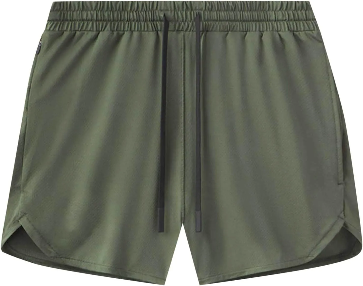 Mens Quick Dry Mesh Breathable Shorts, Drawstring Zipper Pockets Athletic Running Short, 3 Inch Workout Gym Shorts