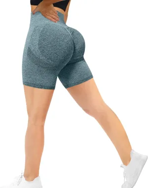 MOHUACHI Butt Lifting Shorts for Women High Waist Workout Biker Shorts Scrunch Booty Yoga Shorts TIK Tok Gym Leggings