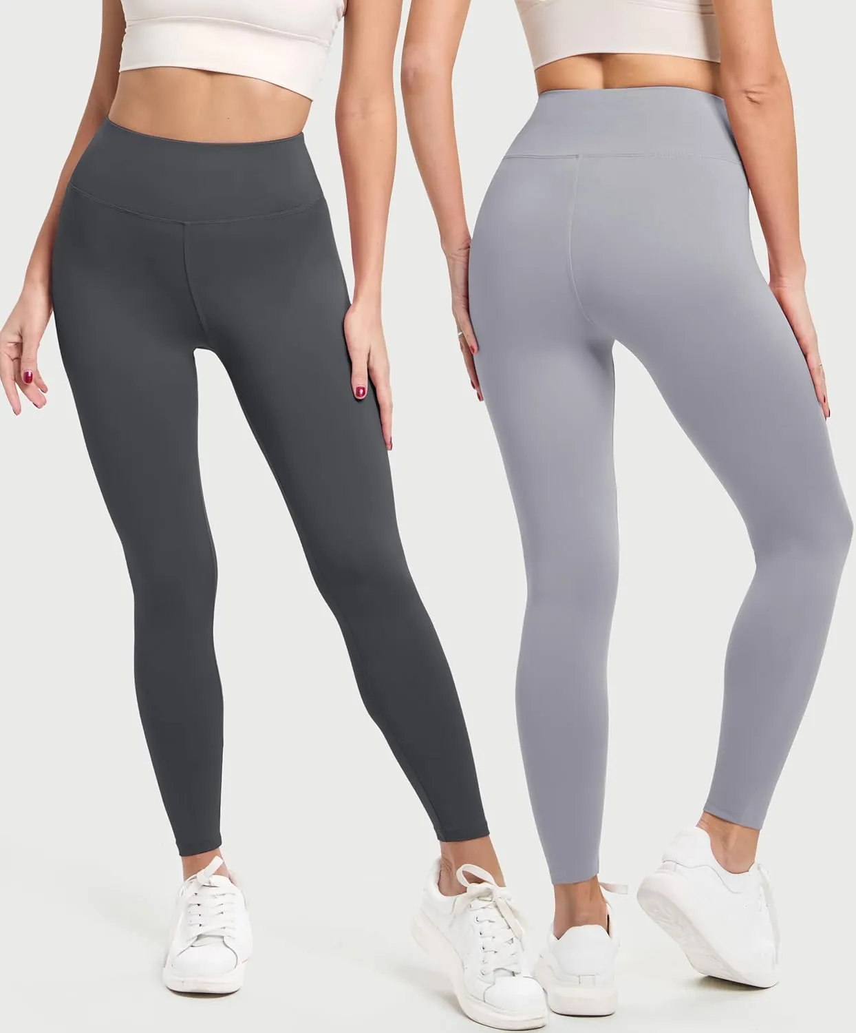 Natural Feelings Buttercloud 3 Pack Leggings for Women-High Waisted Buttery Soft Yoga Pants Lounge Everyday Wear