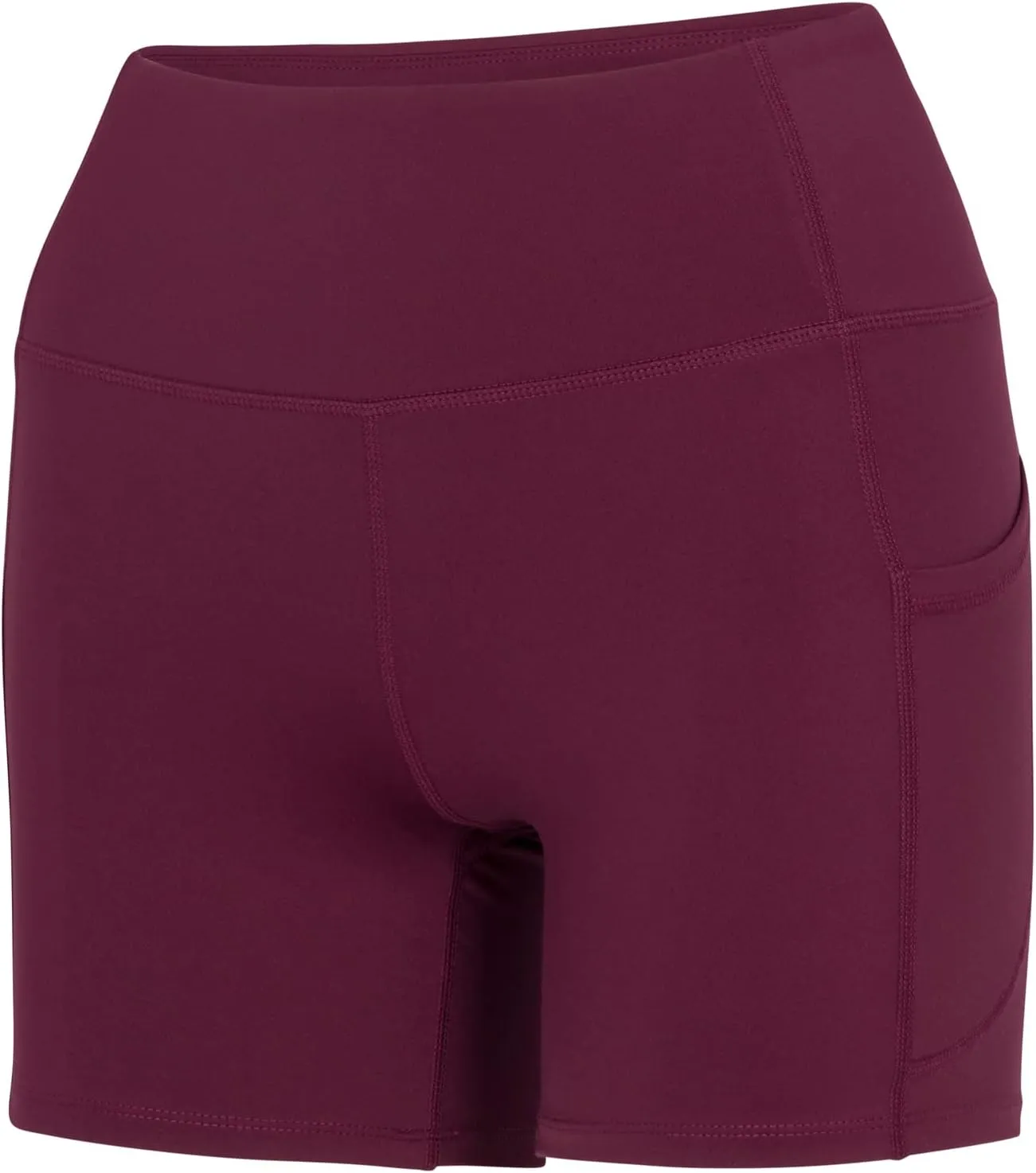 Natural Uniforms Women's High Waist Yoga Shorts with Tummy Control