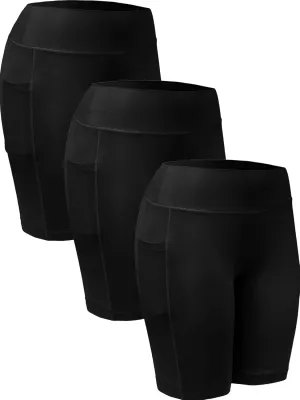 NELEUS Women's Athletic Shorts High Waist Tummy Control Workout Biker Shorts for Running Gym Yoga