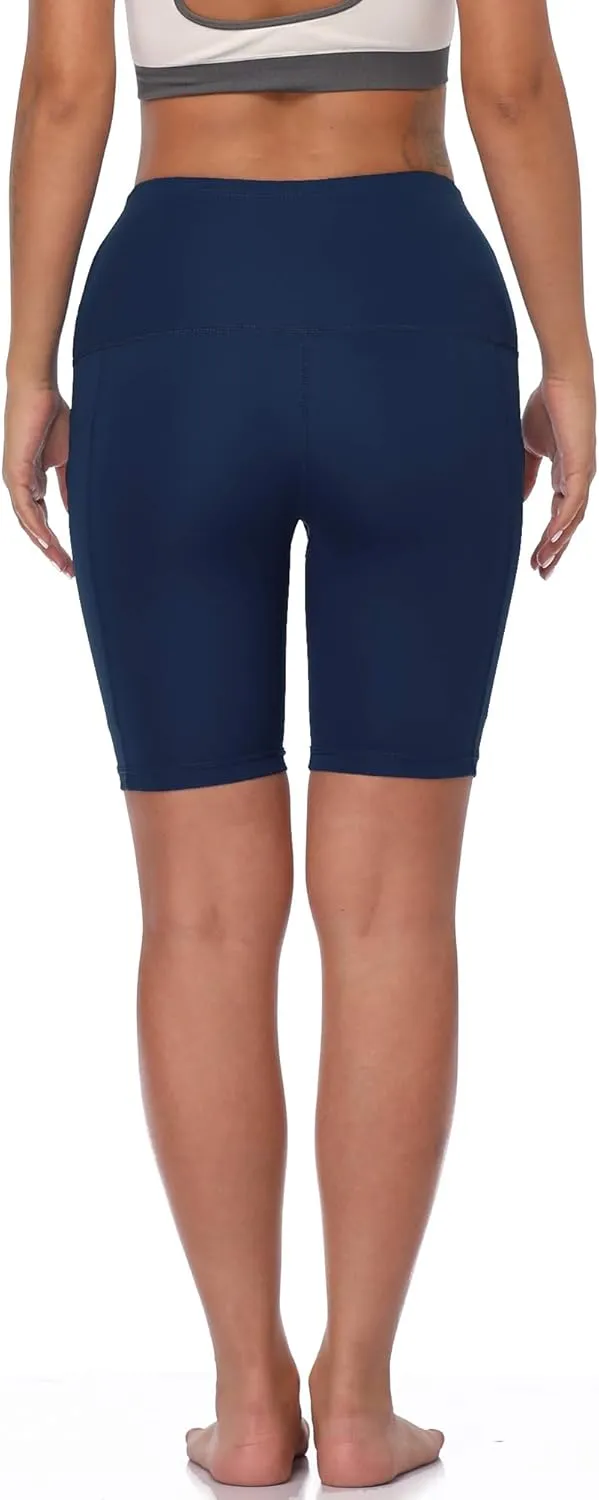 NELEUS Women's Athletic Shorts High Waist Tummy Control Workout Biker Shorts for Running Gym Yoga