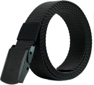 Nickel Free Belt for Men Non Metal Tsa Approved Airport Security Friendly Plastic Belt 1.5'' Wide