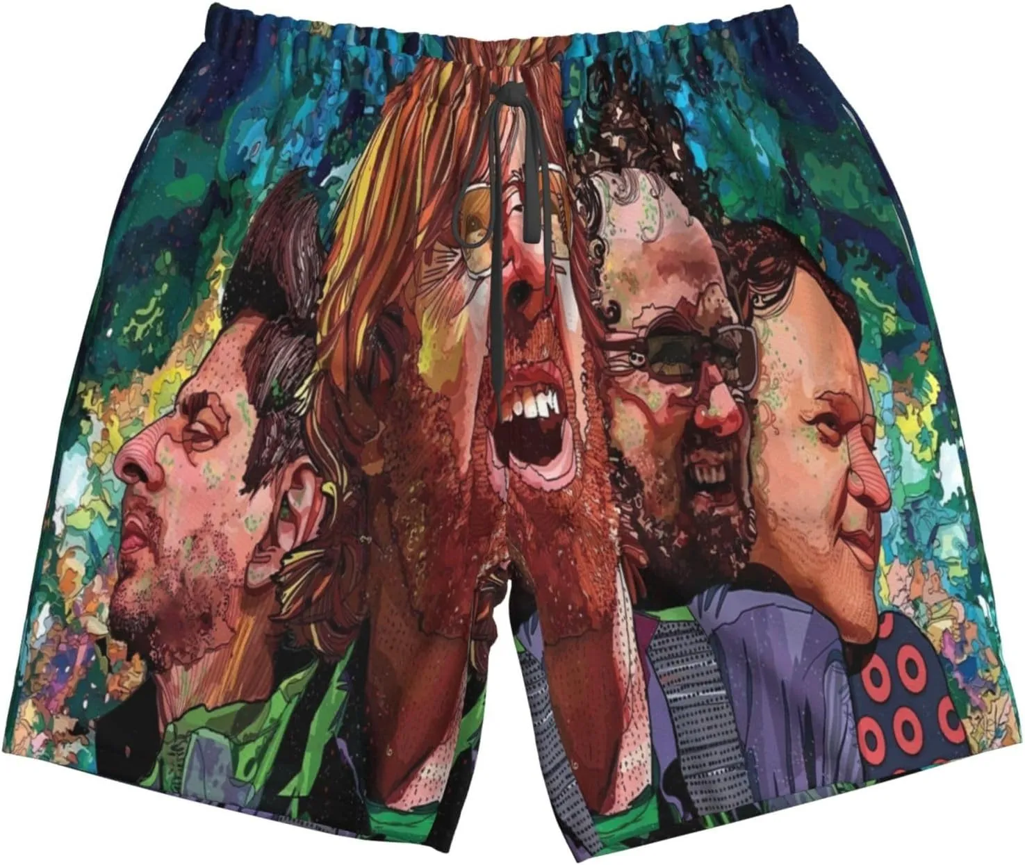 Phish Shorts Men's Beach Shorts Basketball Shorts Lightweight Breathable Running Short Quick Dry