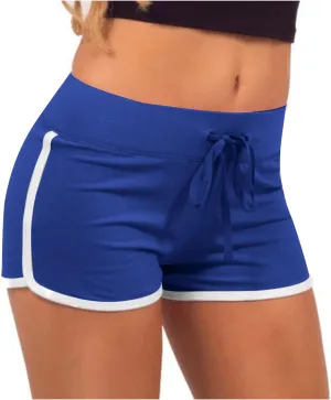 Running Shorts for Women Summer Casual Drawstring Waist Workout Yoga Shorts Slim Fit Quick Dry Gym Sports Hot Shorts