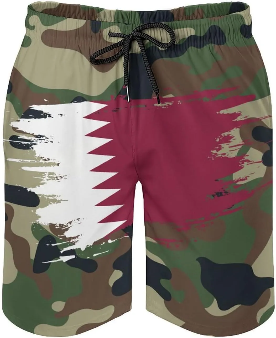 Russia Flag Hand Drawn Men's Swim Trunks Beach Board Shorts Surf Quick Dry Swimsuit Swim Shorts,