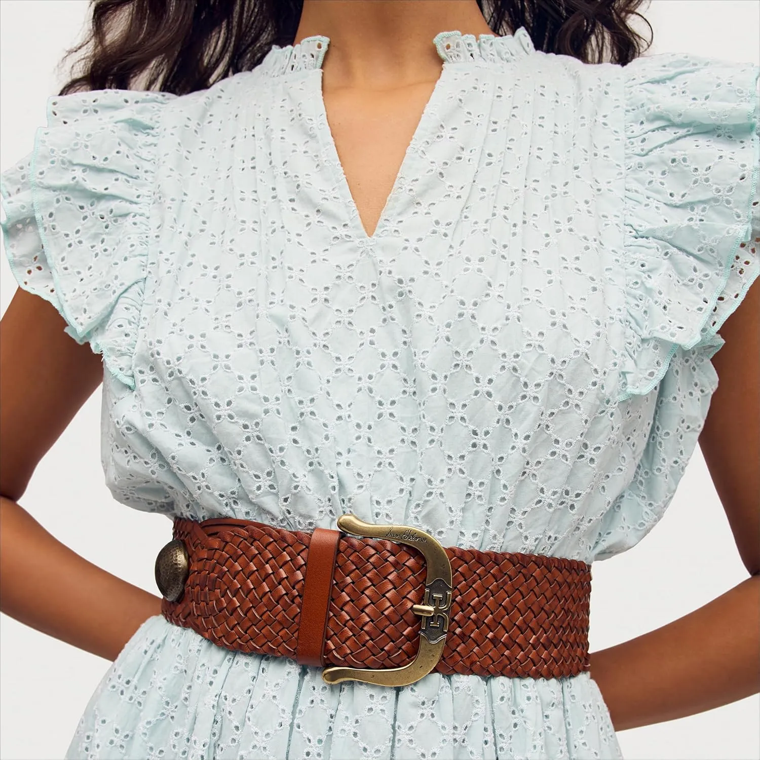 Sam Edelman Women's Wide Width Fashion Belts for Dresses and Skirts