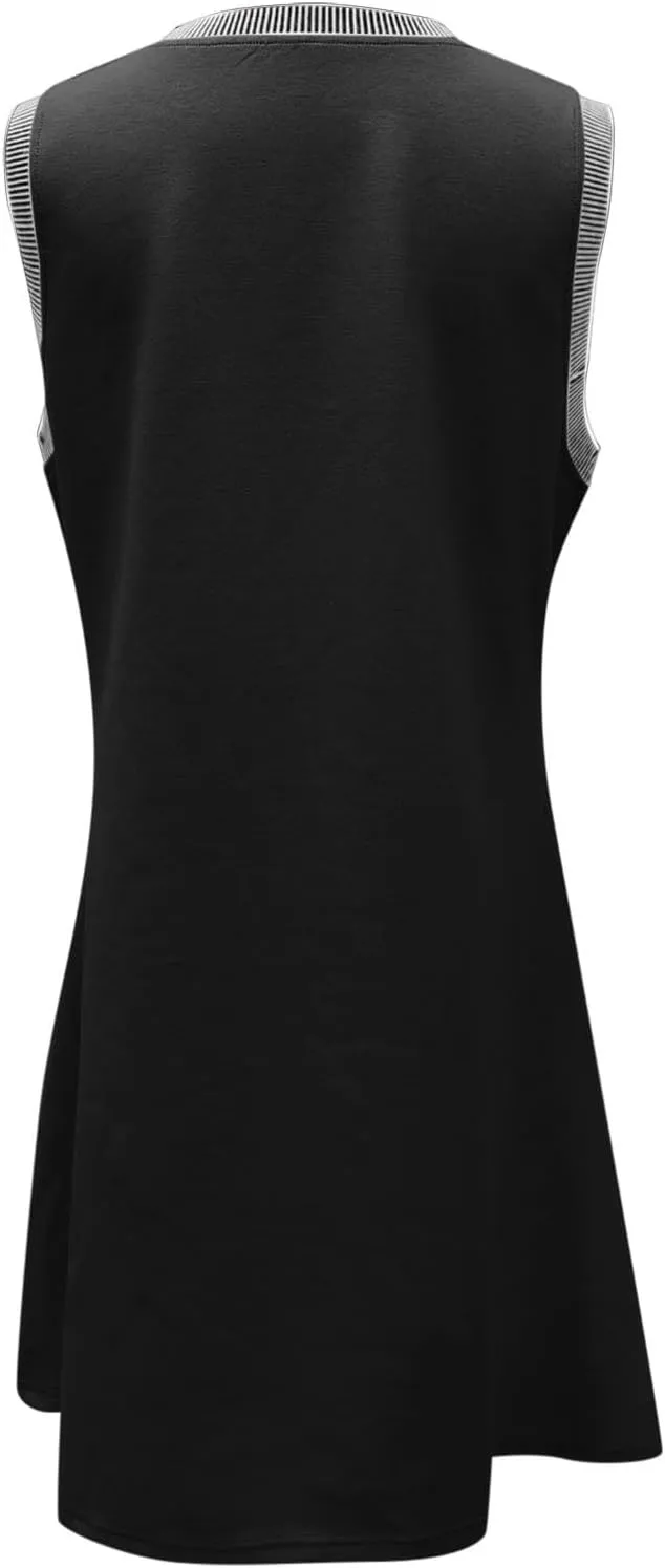 Shift Dresses for Women 2025, Vintage Loose Sleeveless Maternity Dress Summer Beach Cover Ups Baby Shower Outfit for Guest