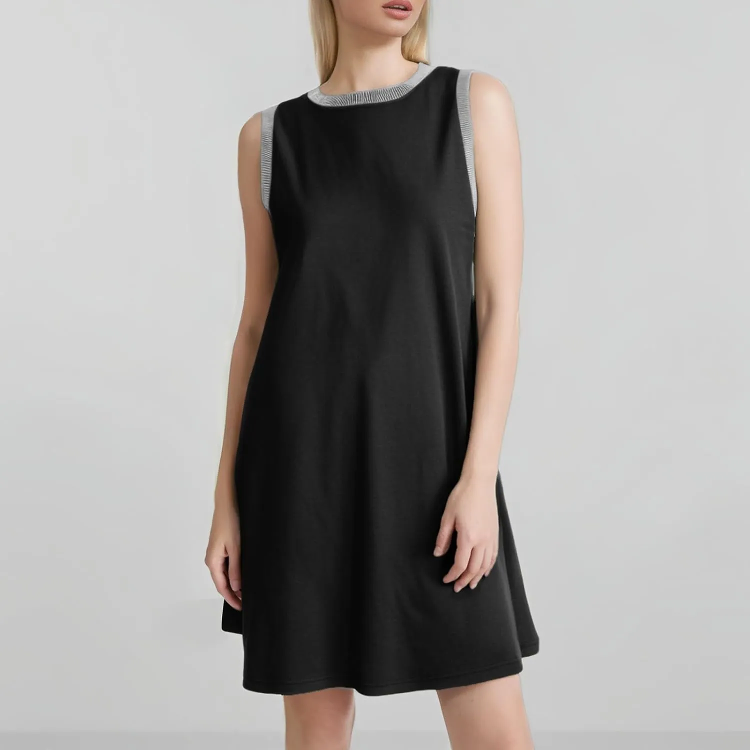 Shift Dresses for Women 2025, Vintage Loose Sleeveless Maternity Dress Summer Beach Cover Ups Baby Shower Outfit for Guest