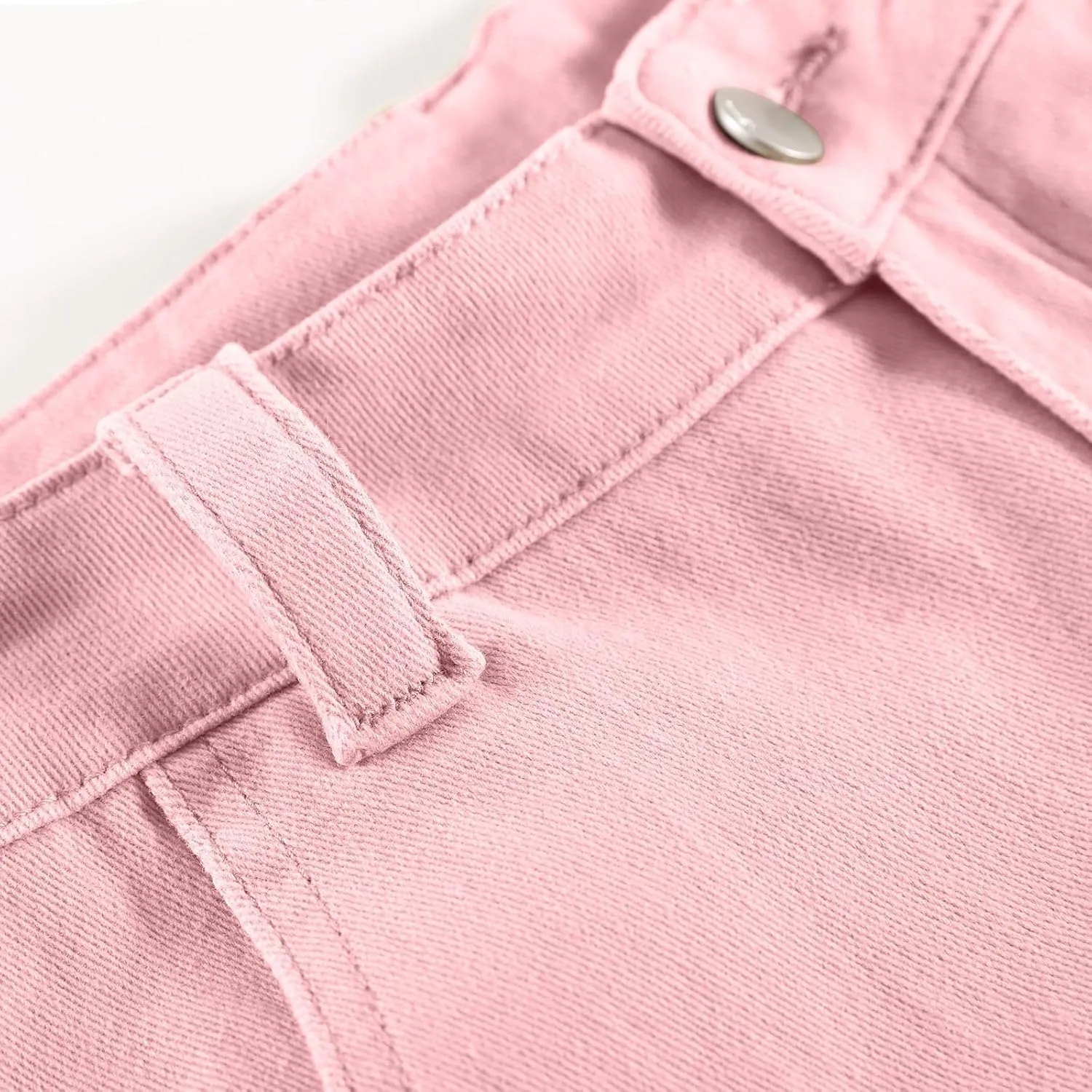 Shorts for Women High Waisted A-Line Wide Leg Cargo Summer Shorts Outdoor Workout Travel Denim Pull On Shorts