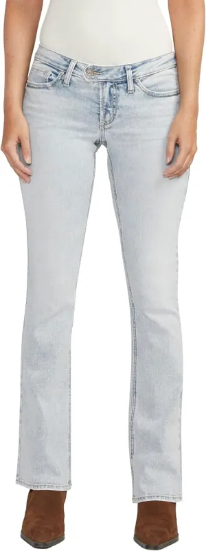 Silver Jeans Co. Women's Tuesday Low Rise Slim Bootcut Jeans