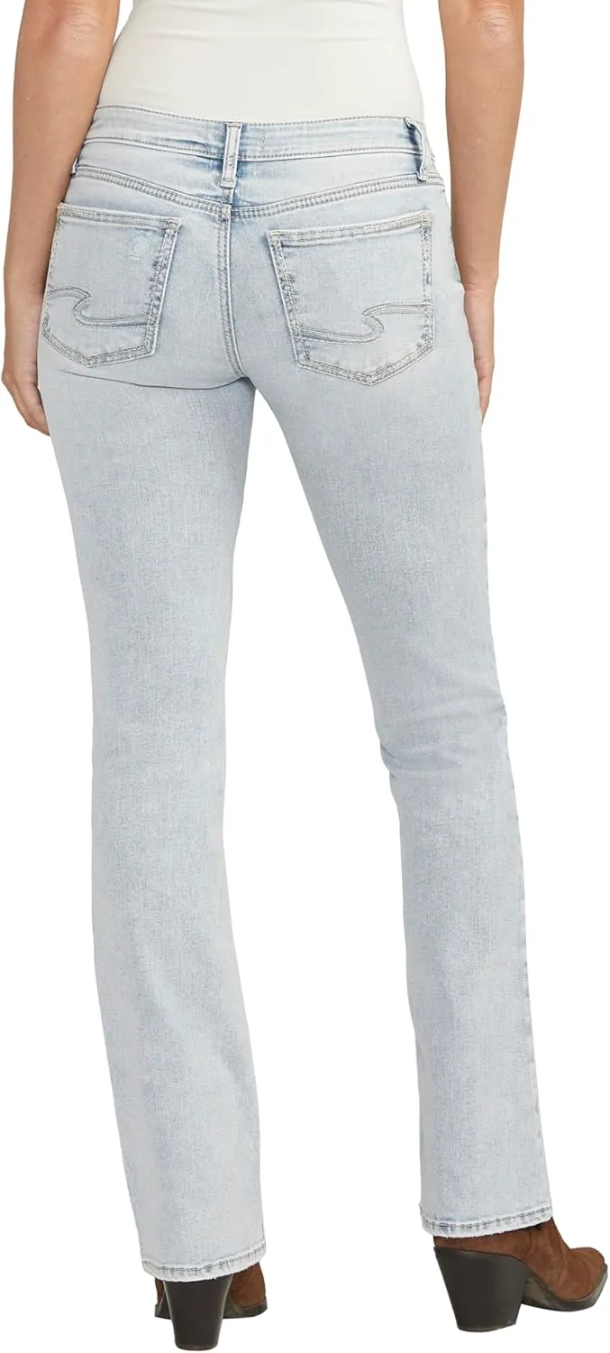 Silver Jeans Co. Women's Tuesday Low Rise Slim Bootcut Jeans
