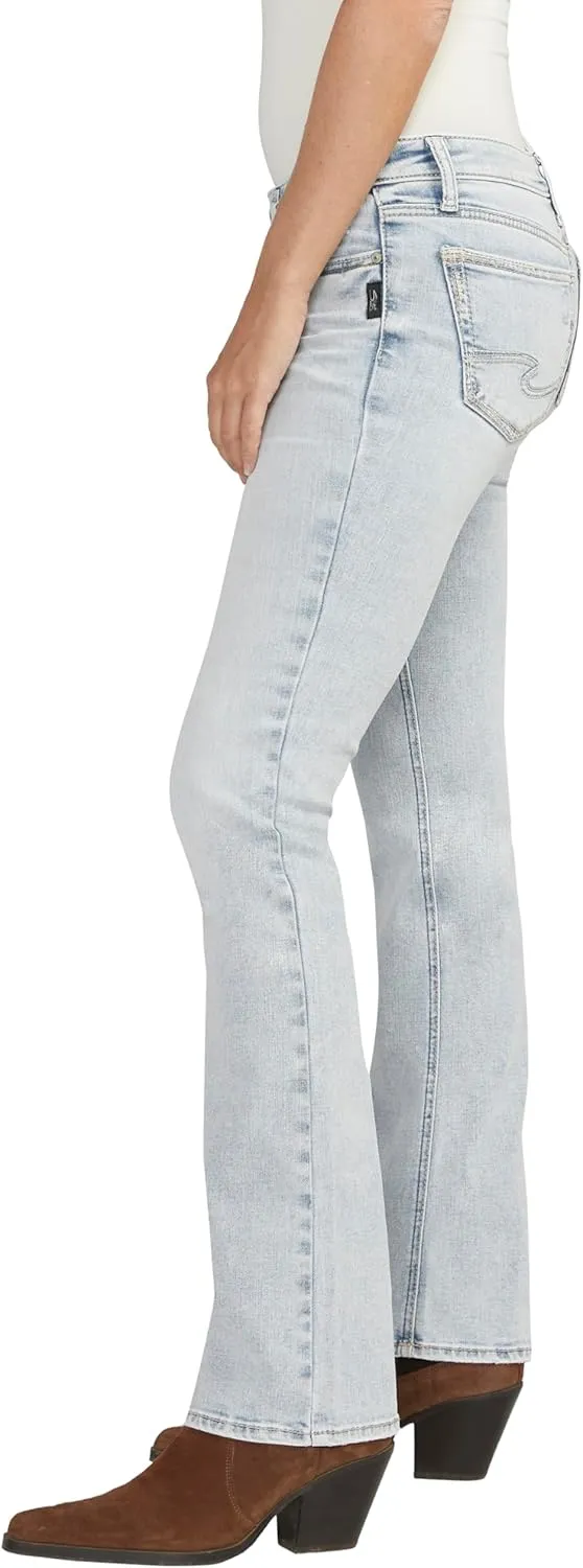 Silver Jeans Co. Women's Tuesday Low Rise Slim Bootcut Jeans