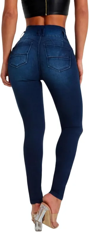 Skinny Jeans for Women High Waisted Butt Lifting Stretchy Curvy Jeans Ripped Slim Fit Denim Pants with Pockets