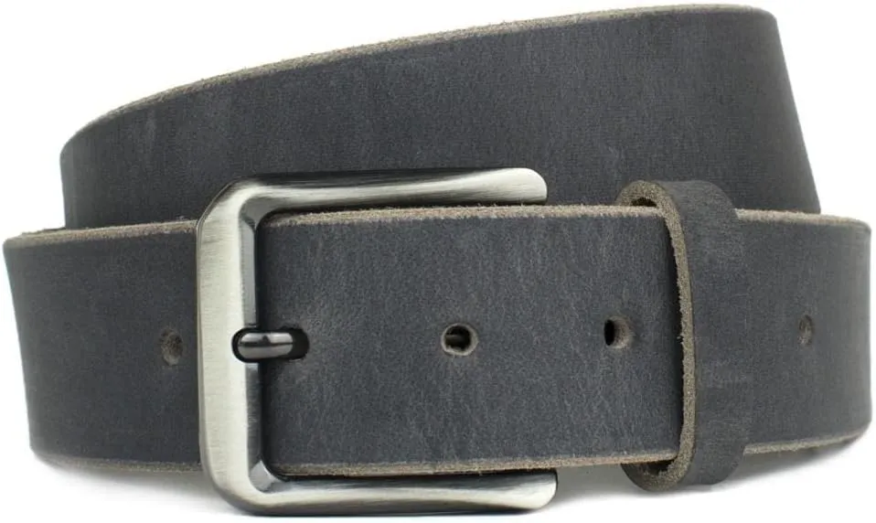 Smoky Mountain Belt - USA Made Genuine Full Grain Leather Belt with Certified Nickel Free Buckle