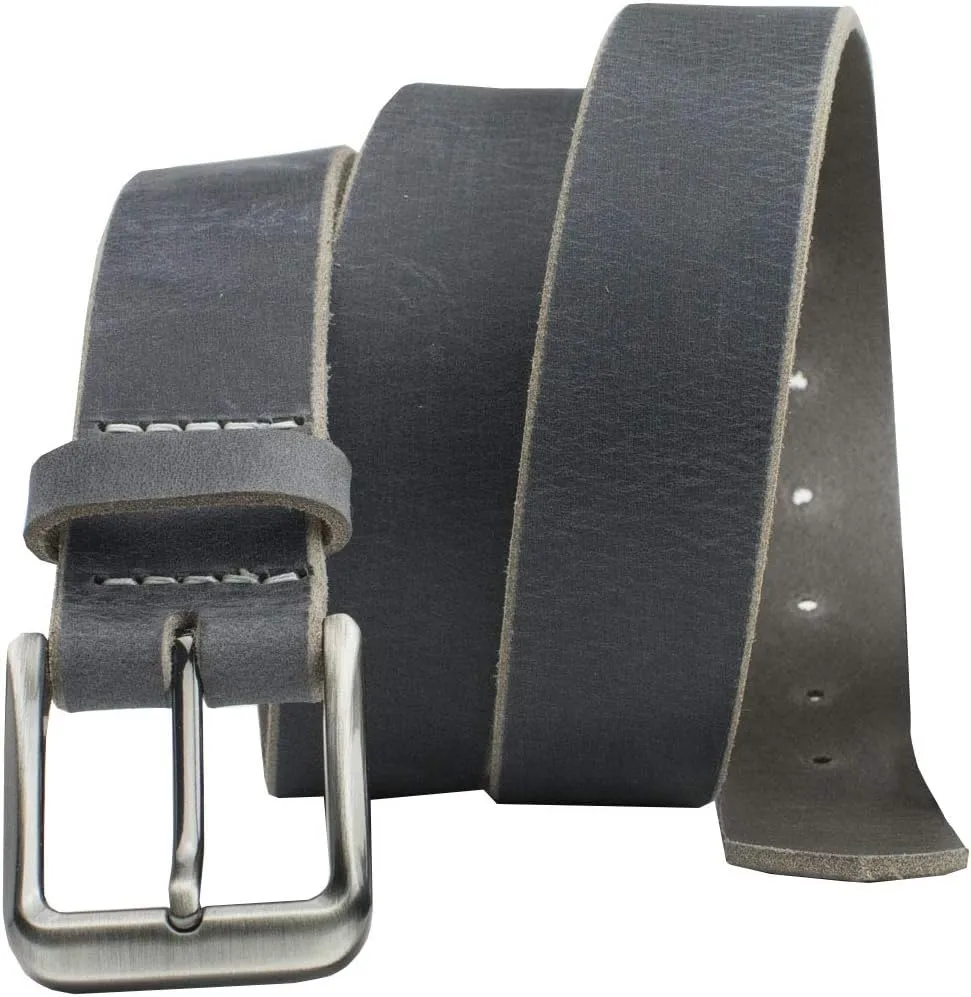 Smoky Mountain Belt - USA Made Genuine Full Grain Leather Belt with Certified Nickel Free Buckle