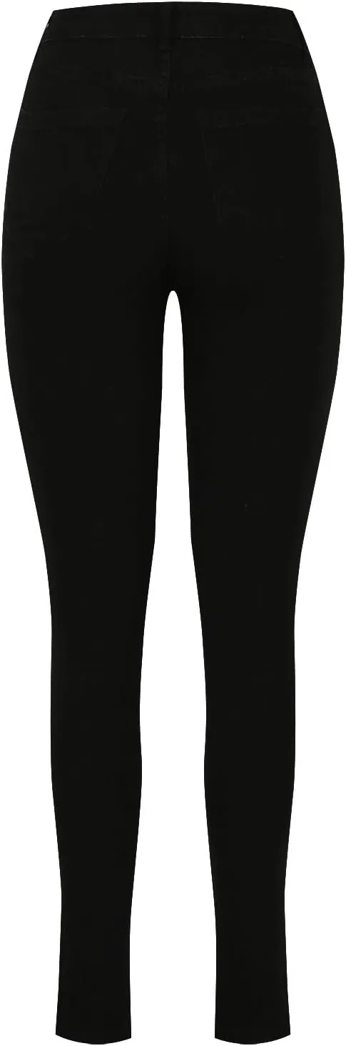 Stretch Jeans for Women High Waisted Denim Pants Slim Fit Casual Skinny Jeans Butt Lifting Jeggings Business Outfits