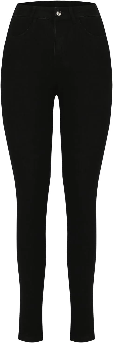 Stretch Jeans for Women High Waisted Denim Pants Slim Fit Casual Skinny Jeans Butt Lifting Jeggings Business Outfits