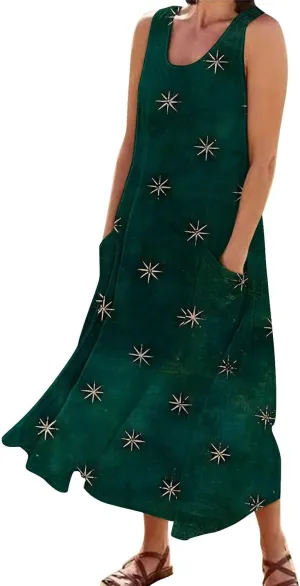 Summer Dresses for Women 2025 Summer Dresses for Women Plus Size Beach Dress Casual Sundresses Sexy Sleeveless Dress