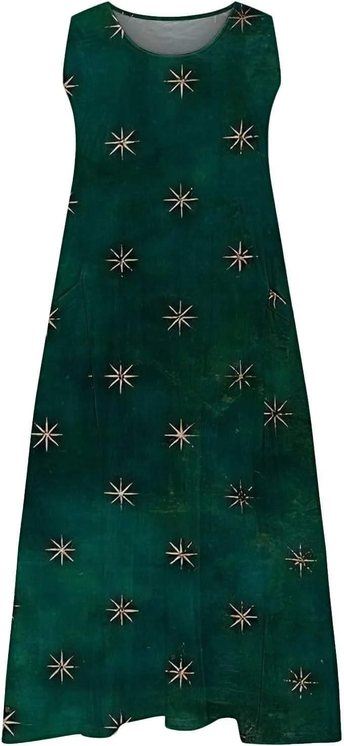 Summer Dresses for Women 2025 Summer Dresses for Women Plus Size Beach Dress Casual Sundresses Sexy Sleeveless Dress